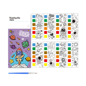 Watercolor Coloring Notes