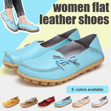 Load image into Gallery viewer, Comfortable Flat Leather Shoes