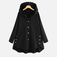 Load image into Gallery viewer, Vintage Solid Casual Tops Long Sleeve Hooded Coat