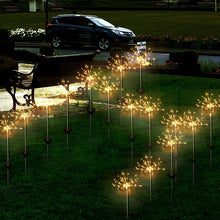 Load image into Gallery viewer, Waterproof  Solar Garden Fireworks Lamp