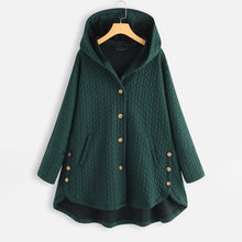 Load image into Gallery viewer, Vintage Solid Casual Tops Long Sleeve Hooded Coat