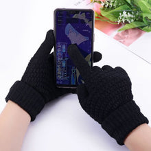 Load image into Gallery viewer, Jacquard Thick Touch Screen Gloves