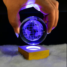 Load image into Gallery viewer, 3D Galaxy Crystal Ball Nightlight Decorlamp