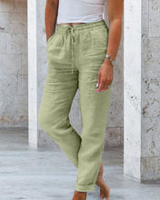 Load image into Gallery viewer, Casual  Solid Color Straight Leg Pant