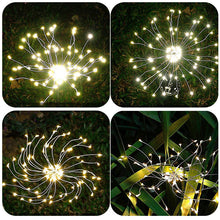 Load image into Gallery viewer, Waterproof  Solar Garden Fireworks Lamp