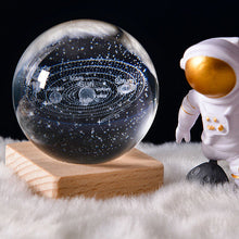 Load image into Gallery viewer, 3D Galaxy Crystal Ball Nightlight Decorlamp