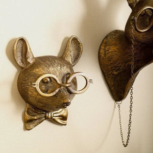Animal Head Resin Pendant