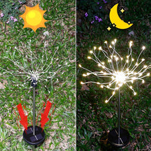 Load image into Gallery viewer, Waterproof  Solar Garden Fireworks Lamp