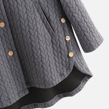 Load image into Gallery viewer, Vintage Solid Casual Tops Long Sleeve Hooded Coat