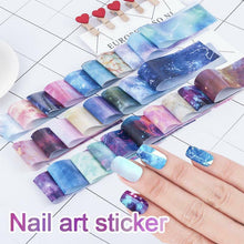 Load image into Gallery viewer, 1 Second Nail Art Sticker, 10pcs/set
