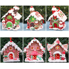 Load image into Gallery viewer, Soft Clay LED Glowing Christmas House