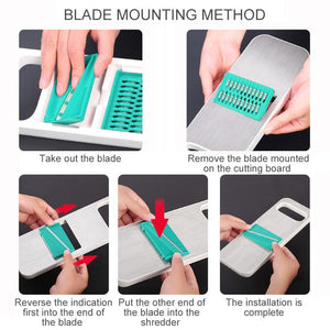 3-in-1 Stainless Steel Vegetable Cutter