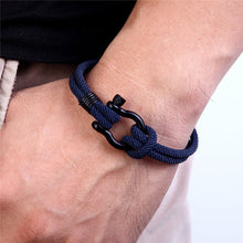 Load image into Gallery viewer, Nautical Braided Rope Bracelet (Gift Card Included)