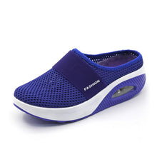 Load image into Gallery viewer, Women&#39;s Mesh Slingback Flat Sandals