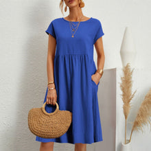 Load image into Gallery viewer, 🔥 Last Day Promotion 50% OFF 🔥Women&#39;s Short Sleeve Cotton And Linen Dress