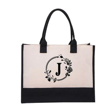 Load image into Gallery viewer, 🎁Perfect Gift-Letter Canvas Bag Women Hit Color Simple Shoulder Shopping Tote Handbag