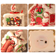 Load image into Gallery viewer, Soft Clay LED Glowing Christmas House