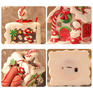 Soft Clay LED Glowing Christmas House