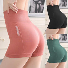 Load image into Gallery viewer, High Waist Seamless Hip Lift Slim Shorts