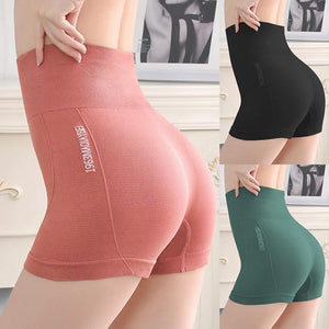 High Waist Seamless Hip Lift Slim Shorts