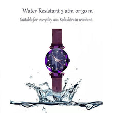 Load image into Gallery viewer, Waterproof Magnetic Starry Galaxy Watch