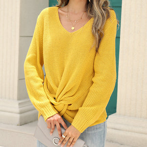 Knotted Knit Sweater