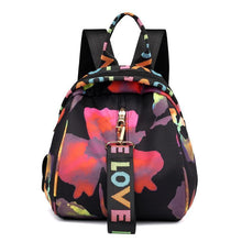 Load image into Gallery viewer, Floral Waterproof Shoulder Bag Backpack