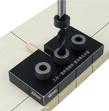 Load image into Gallery viewer, 3 in 1 Adjustable Woodworking Drilling Locator Puncher Tools
