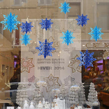 Load image into Gallery viewer, 3D Snowflake Decorations (6/12 PCs)