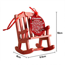 Load image into Gallery viewer, Christmas in Heaven Rocking Chair Ornament