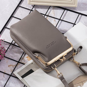 2022 New Fashion Women Phone Bag Solid Crossbody Bag