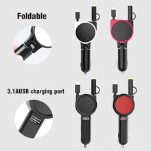 Load image into Gallery viewer, Car Charger Dual Cable