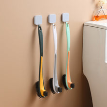 Load image into Gallery viewer, Double-sided Flocking Toilet Cleaning Brush