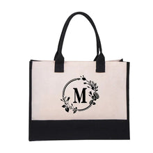 Load image into Gallery viewer, 🎁Perfect Gift-Letter Canvas Bag Women Hit Color Simple Shoulder Shopping Tote Handbag