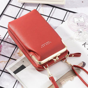 2022 New Fashion Women Phone Bag Solid Crossbody Bag