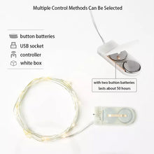 Load image into Gallery viewer, Christmas USB remote control copper wire light string