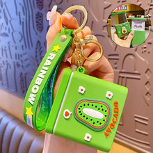 Load image into Gallery viewer, Cute Avocado Keychain