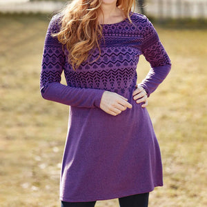 Ethnic Style Long-sleeved Dress