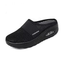 Load image into Gallery viewer, Women&#39;s Mesh Slingback Flat Sandals