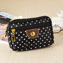 Load image into Gallery viewer, Ladies Coin Multilayer Mini Canvas Bag