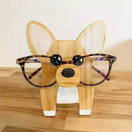 Wooden Eyeglass Stand
