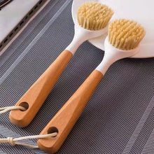 Load image into Gallery viewer, Wooden Handle Pan Brush