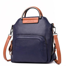 Load image into Gallery viewer, Dual-use Leather Backpack &amp; Handbag