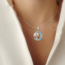 Load image into Gallery viewer, Blue Moon Palm Necklace