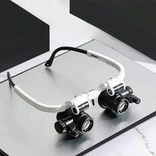Load image into Gallery viewer, LED Glasses Magnifier 8x 15x 23x