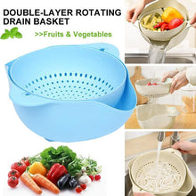 Load image into Gallery viewer, Double-layer Rotating Drain Basket