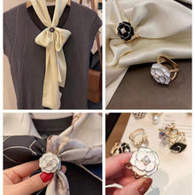 Load image into Gallery viewer, Camellia Scarf Buckle