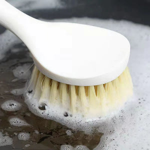 Wooden Handle Pan Brush