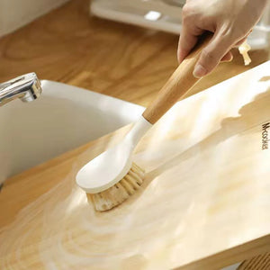 Wooden Handle Pan Brush