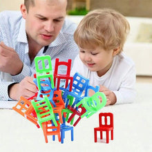 Load image into Gallery viewer, Chairs Stacking Tower Balancing Game